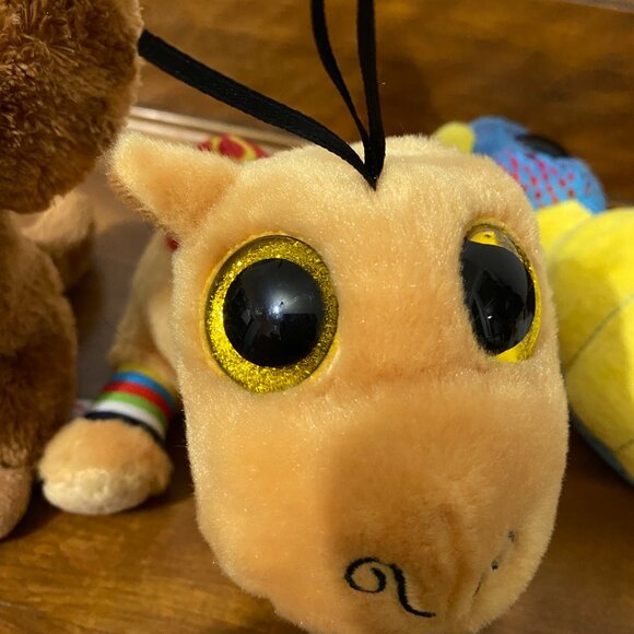 Lot of 4 plushes-3 TY Beanie Boos and 1 Fiesta Fursian Rainbow Unicorn - Picture 8 of 11